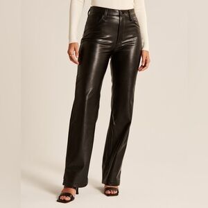 Worn once Abercrombie & Fitch Black Straight Leg Pants